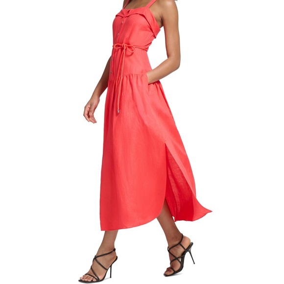 KARL LAGERFELD PARIS . Chic stile . MAXI DRESS / imported - Picture 3 of 5